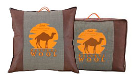 Образец упаковки одеяла и подушки с верблюжьей шерстью от ТМ Самсон - (верблюжка, заказать в интернете)