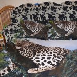 Леопард (Сатин CLEO) - общий вид постельного белья с леопардом