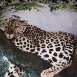 Леопард крупным планом (постельное белье евро с леопардом)