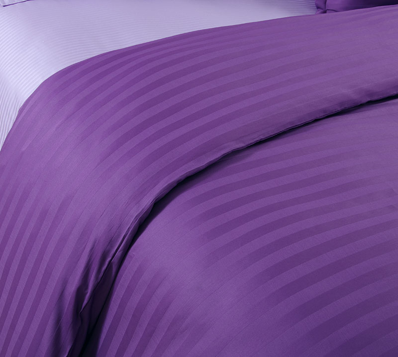 фиолетовое белье, для гостиницы, полоска