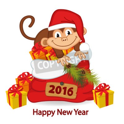 Постельное бельё с обезьянами - 2016 символ года
