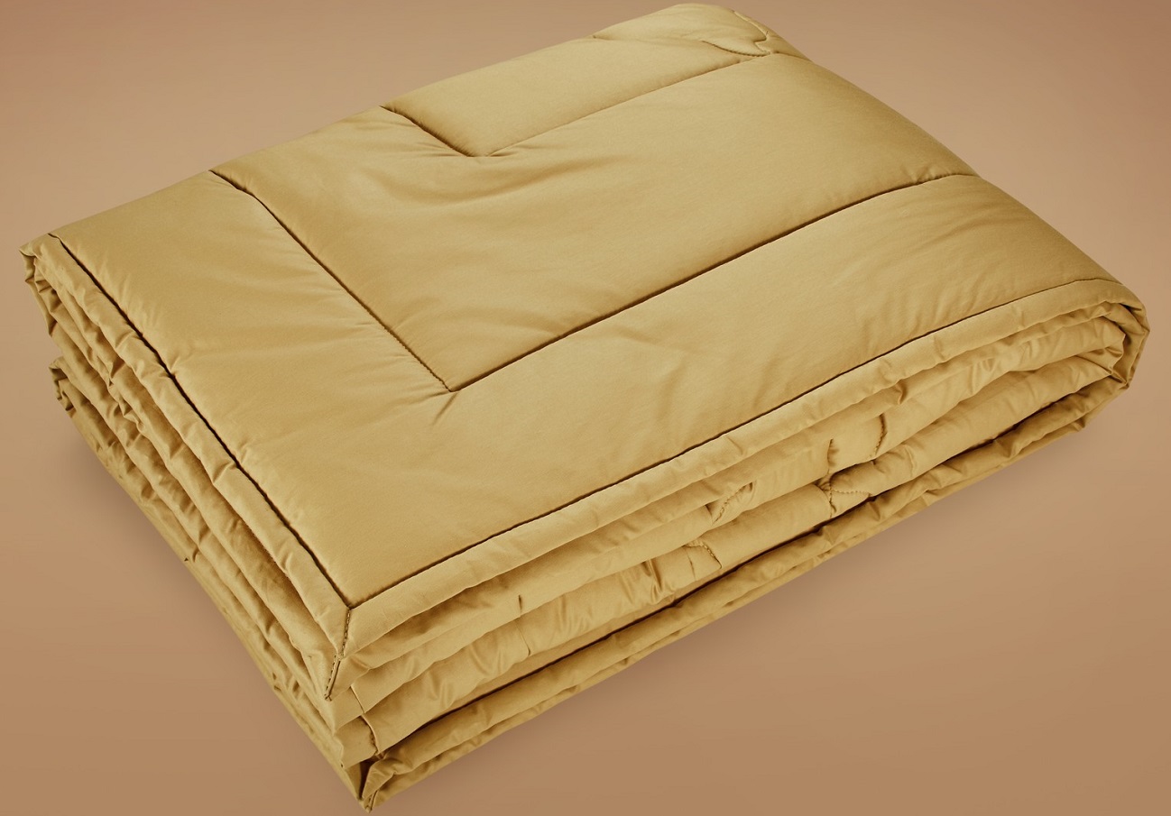 Теплое верблюжье одеяло из Иваново (шерсть верблюжья) 220 на 240 см